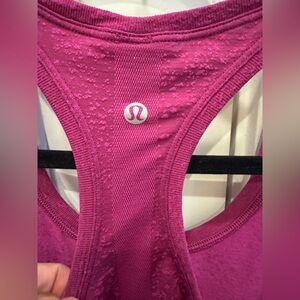 lululemon athletica Women's Magenta Sports Bra